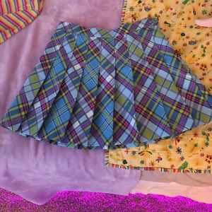 American Apparel “Courtney Plaid” Tennis Skirt